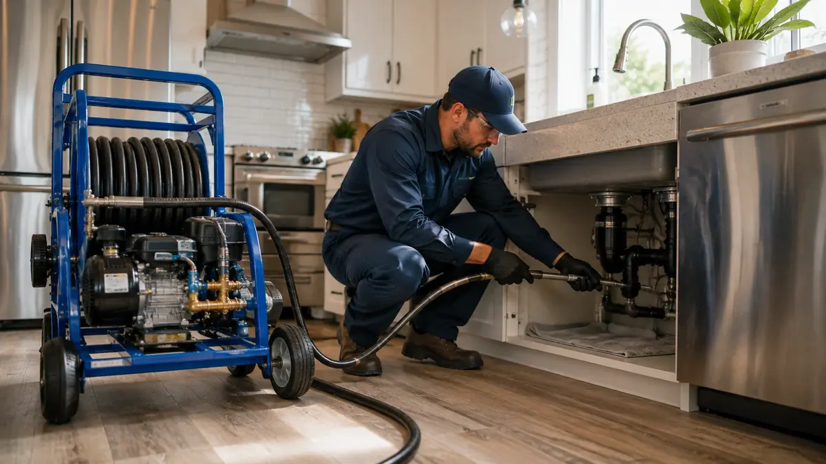 Kitchen Drain Hydro Jetting in Pala